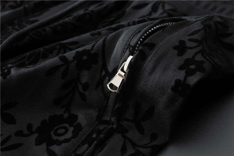 Men's Elegant Jacquard Round Neck Long-sleeved Sweatshirt and Trousers Two-piece Outfit Set - ChoreGirl
