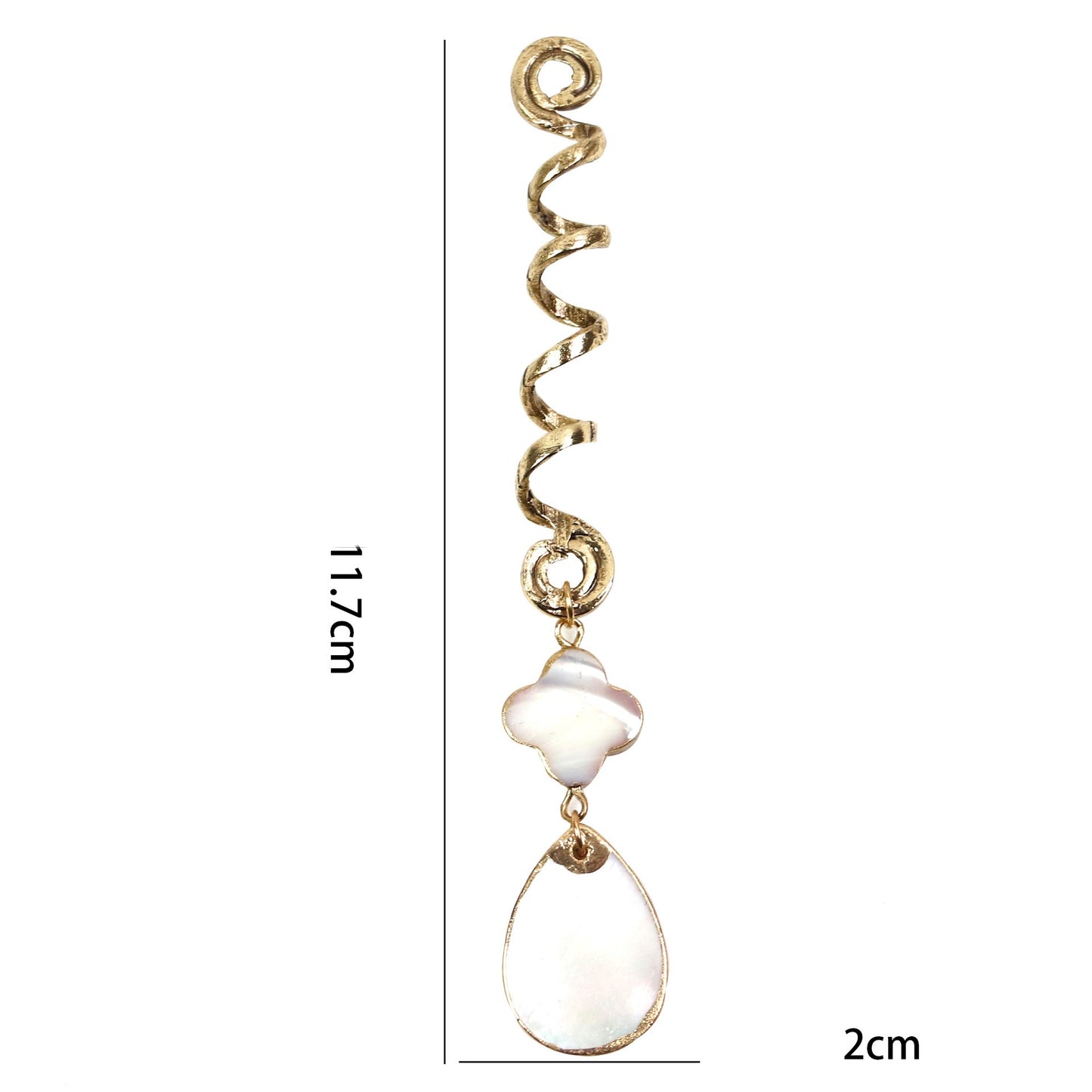 Women's Alloy Shell Dreadlocks Pendant Hair Accessories - ChoreGirl