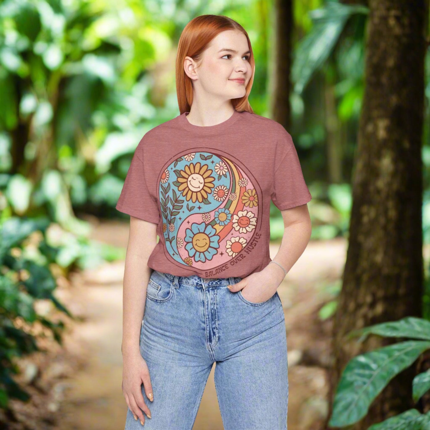 Custom Unisex Boho Jersey Short Sleeve Tee | PERSONALIZED - ChoreGirl