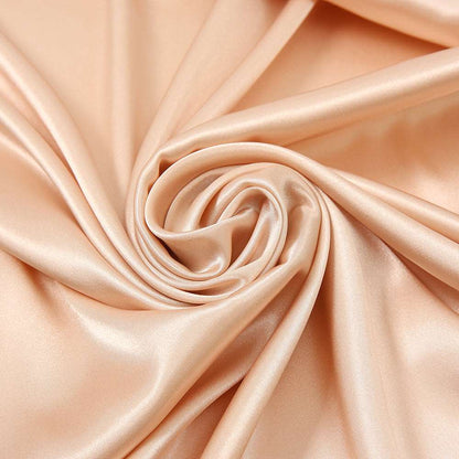 Women's Elegant Pure Color Pearl Satin Scarf - ChoreGirl