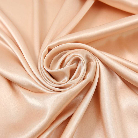Women's Elegant Pure Color Pearl Satin Scarf - ChoreGirl