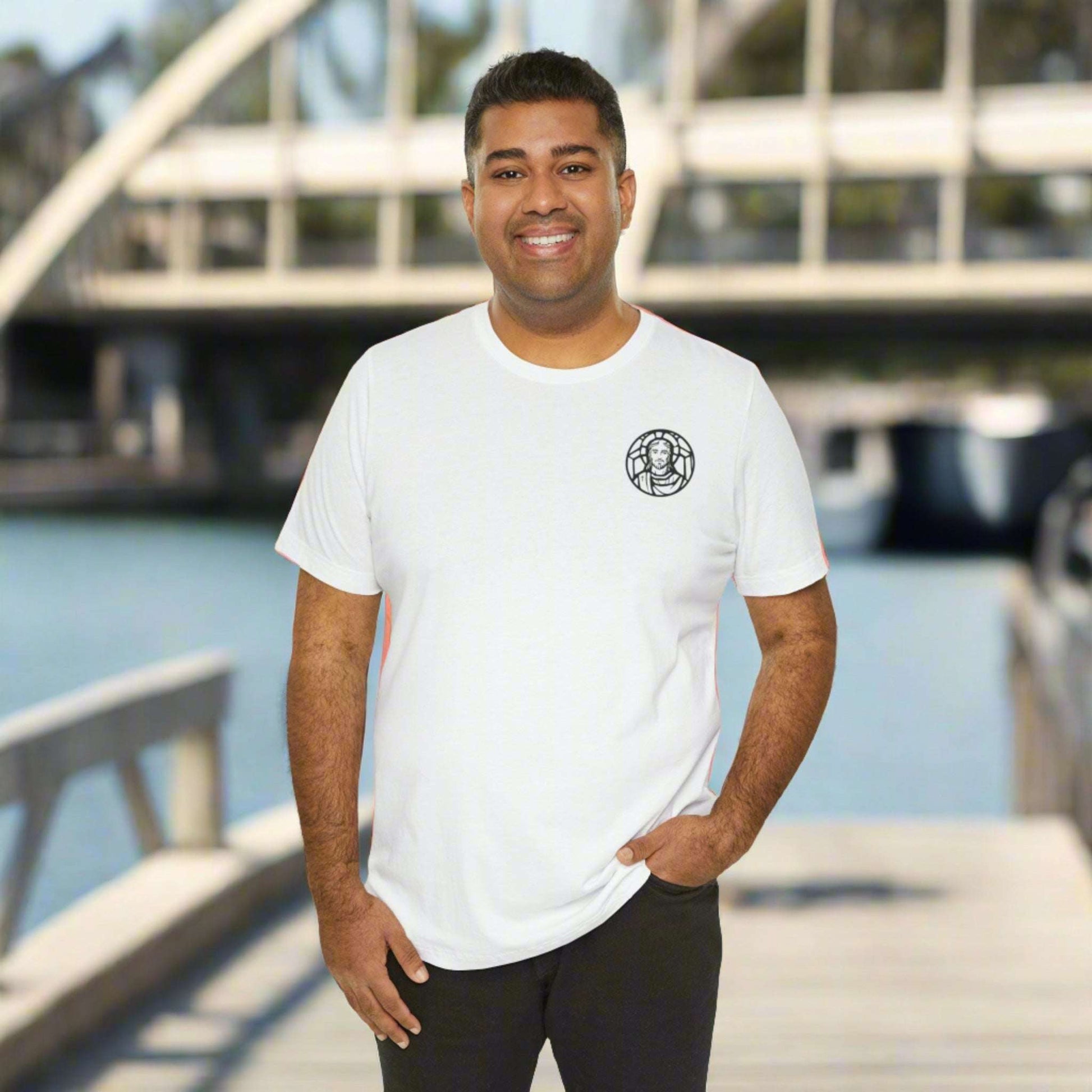 Custom Unisex Jersey Short Sleeve Tee | Celebrate Your Faith: Jesus is Love | PERSONALIZED - ChoreGirl