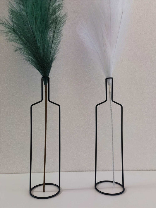 Nordic Style Large Tall Iron Line Home Decor Vase - ChoreGirl