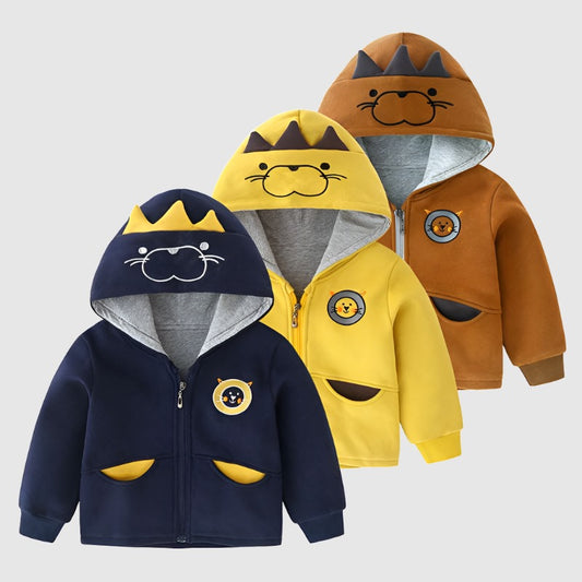 Kids Thick Casual Quilted Jacket - ChoreGirl