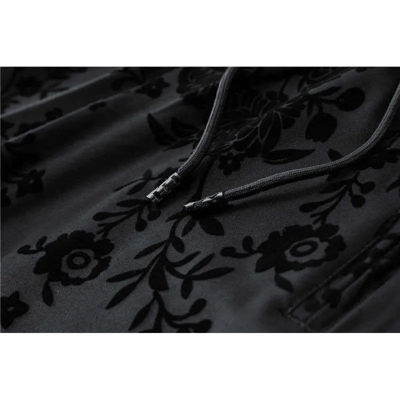 Men's Elegant Jacquard Round Neck Long-sleeved Sweatshirt and Trousers Two-piece Outfit Set - ChoreGirl
