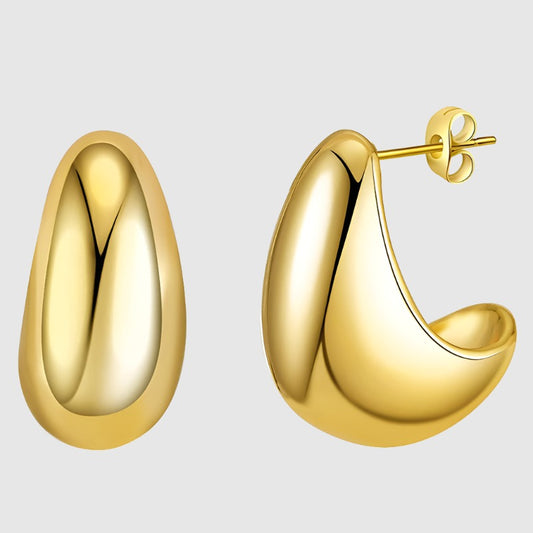 Women's Metal Water Drop Earrings - ChoreGirl