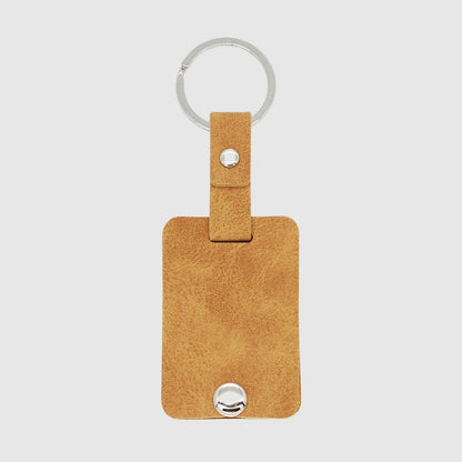 Custom Acrylic Photo Leather Keychain | PERSONALIZED - ChoreGirl