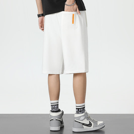 Men's Casual Loose Fit Solid Color Sports Shorts - ChoreGirl