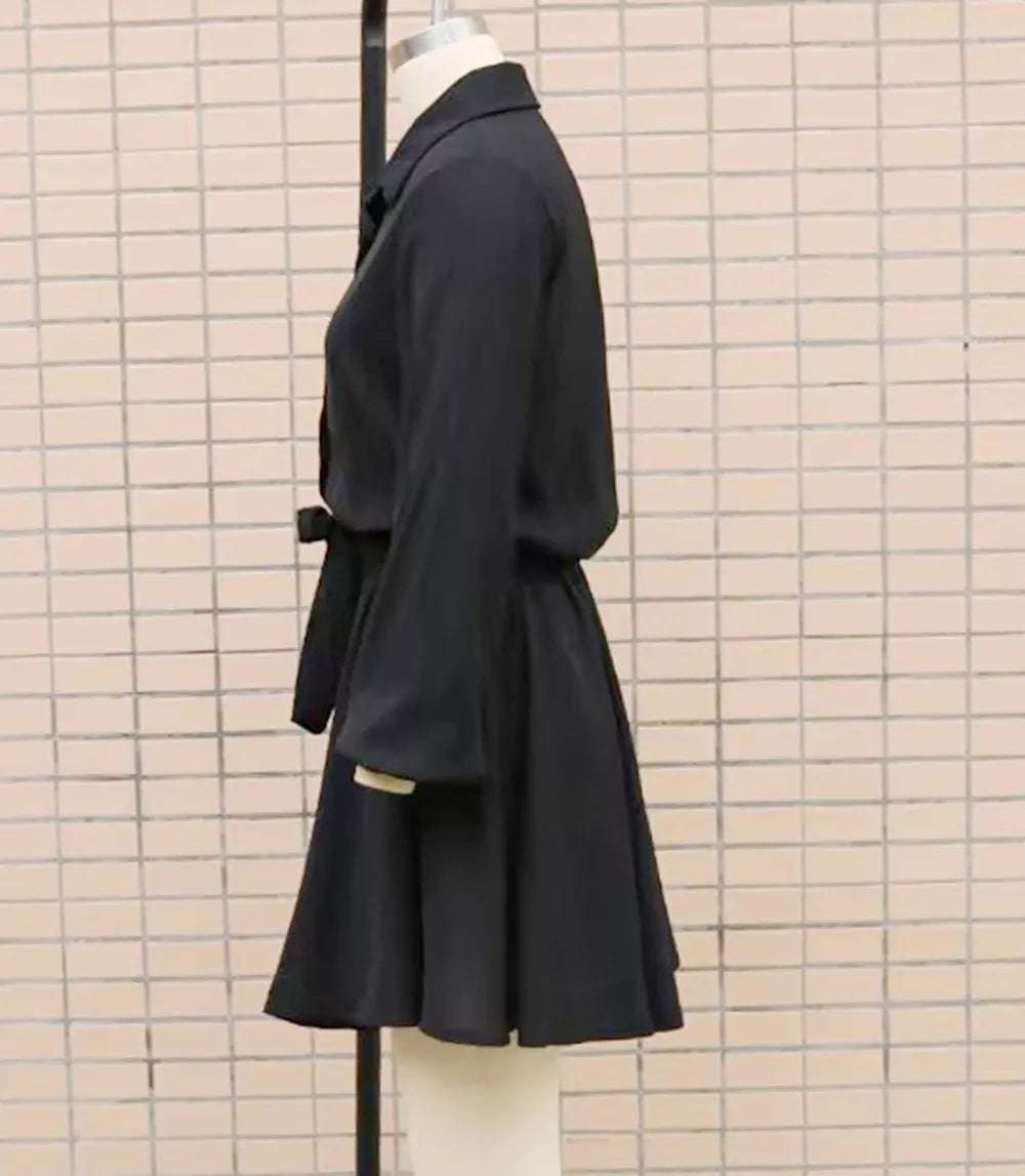 Women's Casual Long Sleeve Loose Shirt Dress