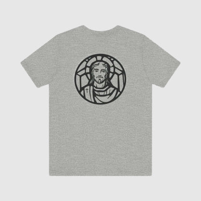 Custom Unisex Jersey Short Sleeve Tee | Celebrate Your Faith: Jesus is Love | PERSONALIZED - ChoreGirl