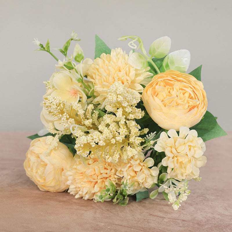 Decorative Fake Flower 7 Rose Bouquet - ChoreGirl