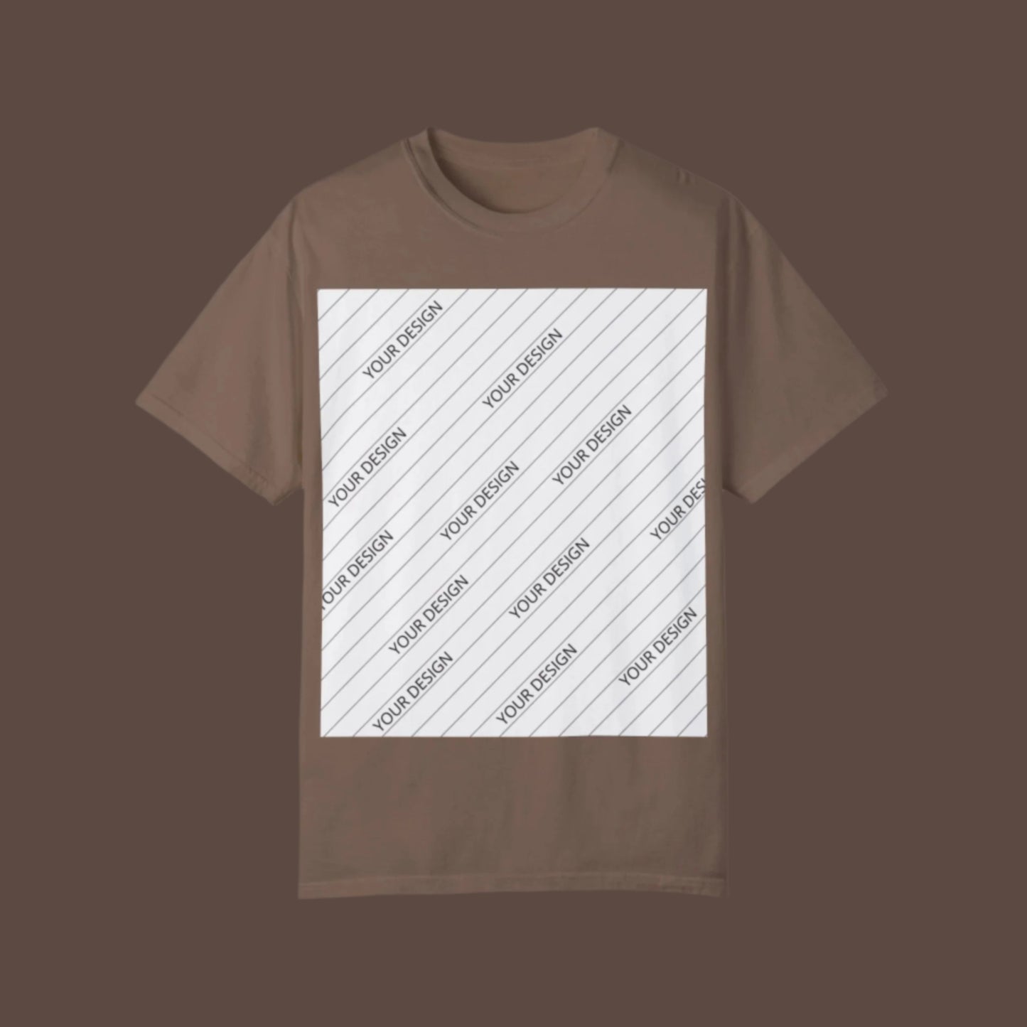 Custom Unisex Garment-Dyed T-Shirt - Personalize Your Design - ChoreGirl