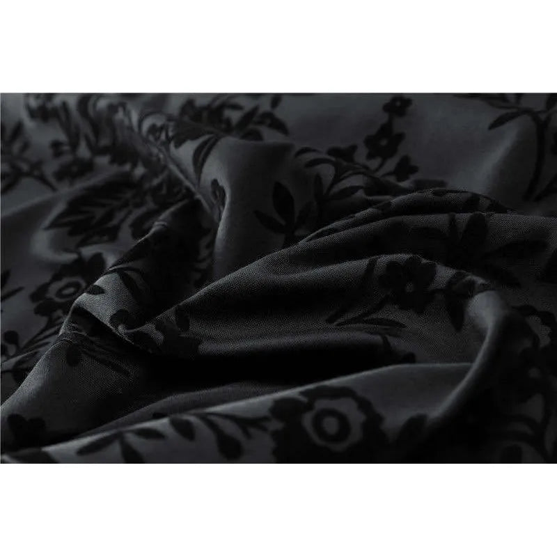 Men's Elegant Jacquard Round Neck Long-sleeved Sweatshirt and Trousers Two-piece Outfit Set - ChoreGirl