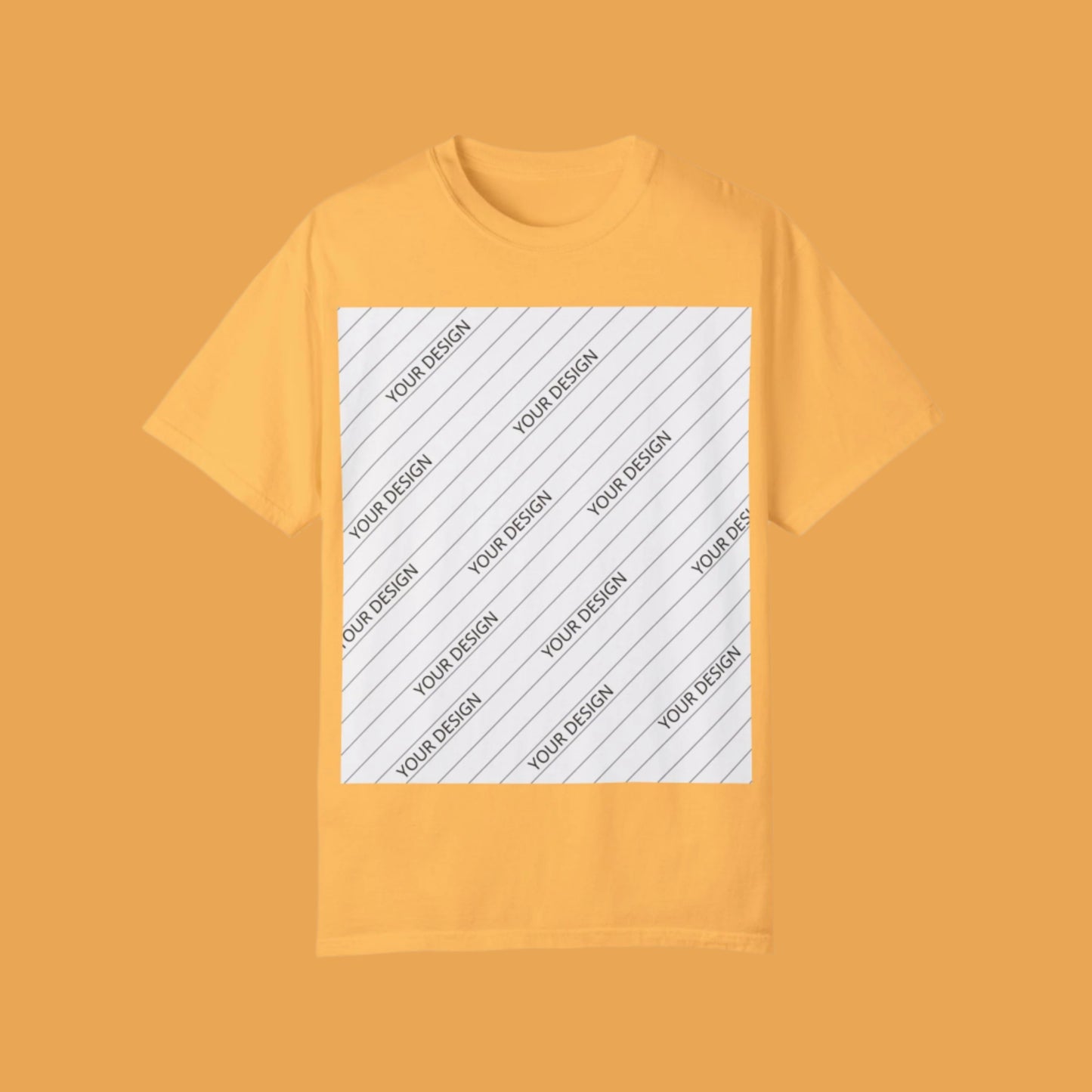 Custom Unisex Garment-Dyed T-Shirt - Personalize Your Design - ChoreGirl