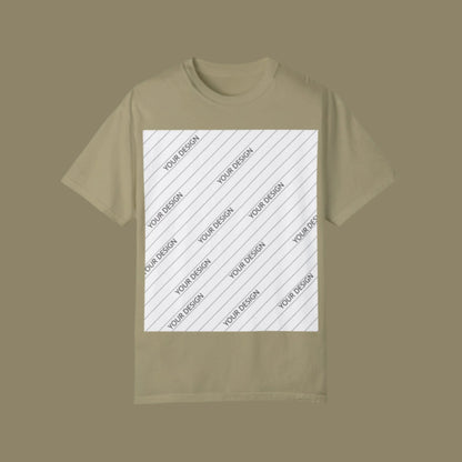 Custom Unisex Garment-Dyed T-Shirt - Personalize Your Design - ChoreGirl