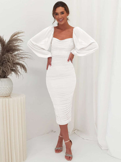 Women's Fashion Lace Stitching Tight Dress - ChoreGirl