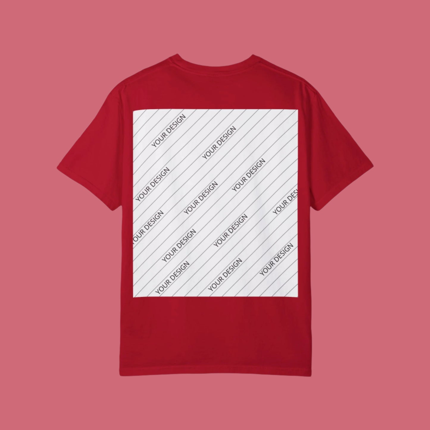 Custom Unisex Garment-Dyed T-Shirt - Personalize Your Design - ChoreGirl