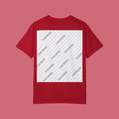 Custom Unisex Garment-Dyed T-Shirt - Personalize Your Design - ChoreGirl