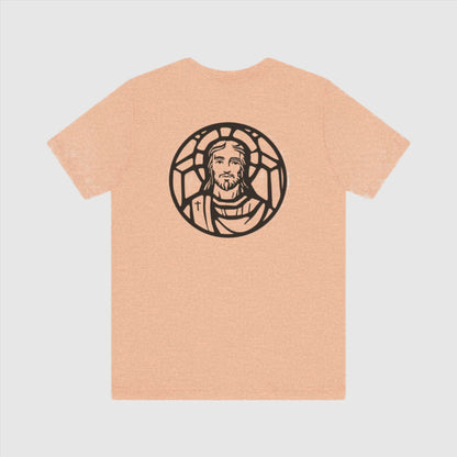 Custom Unisex Jersey Short Sleeve Tee | Celebrate Your Faith: Jesus is Love | PERSONALIZED - ChoreGirl