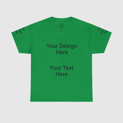 Custom Unisex Personalized Heavy Cotton Tee T-Shirt | Gildan 5000 | PERSONALIZED - ChoreGirl