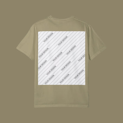 Custom Unisex Garment-Dyed T-Shirt - Personalize Your Design - ChoreGirl