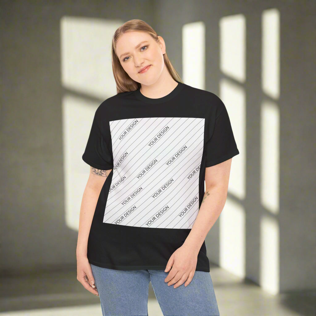 Personalized Custom Made Unisex Heavy Cotton Tee | Gildan 5000 - ChoreGirl