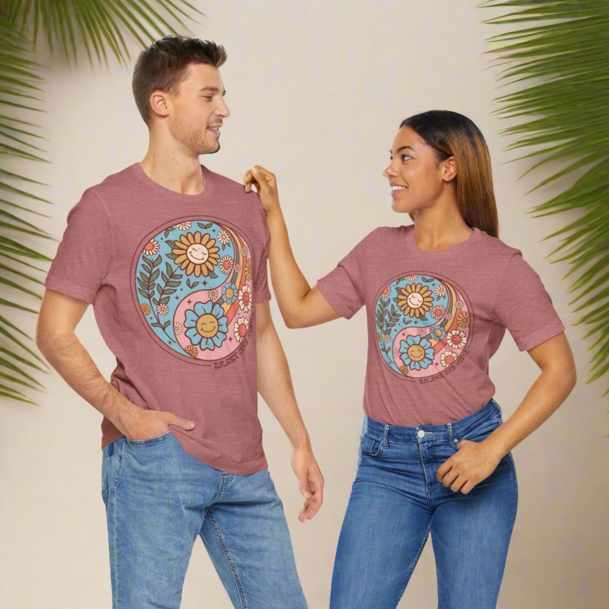 Custom Unisex Boho Jersey Short Sleeve Tee | PERSONALIZED - ChoreGirl