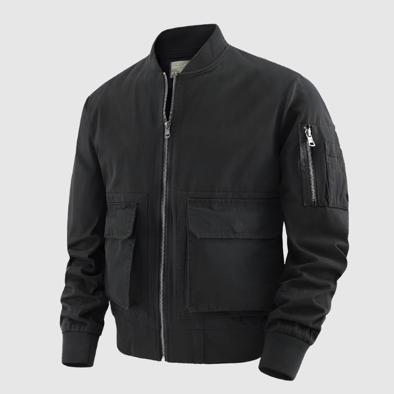 Men's Casual Outwear Zip-up Jacket - ChoreGirl