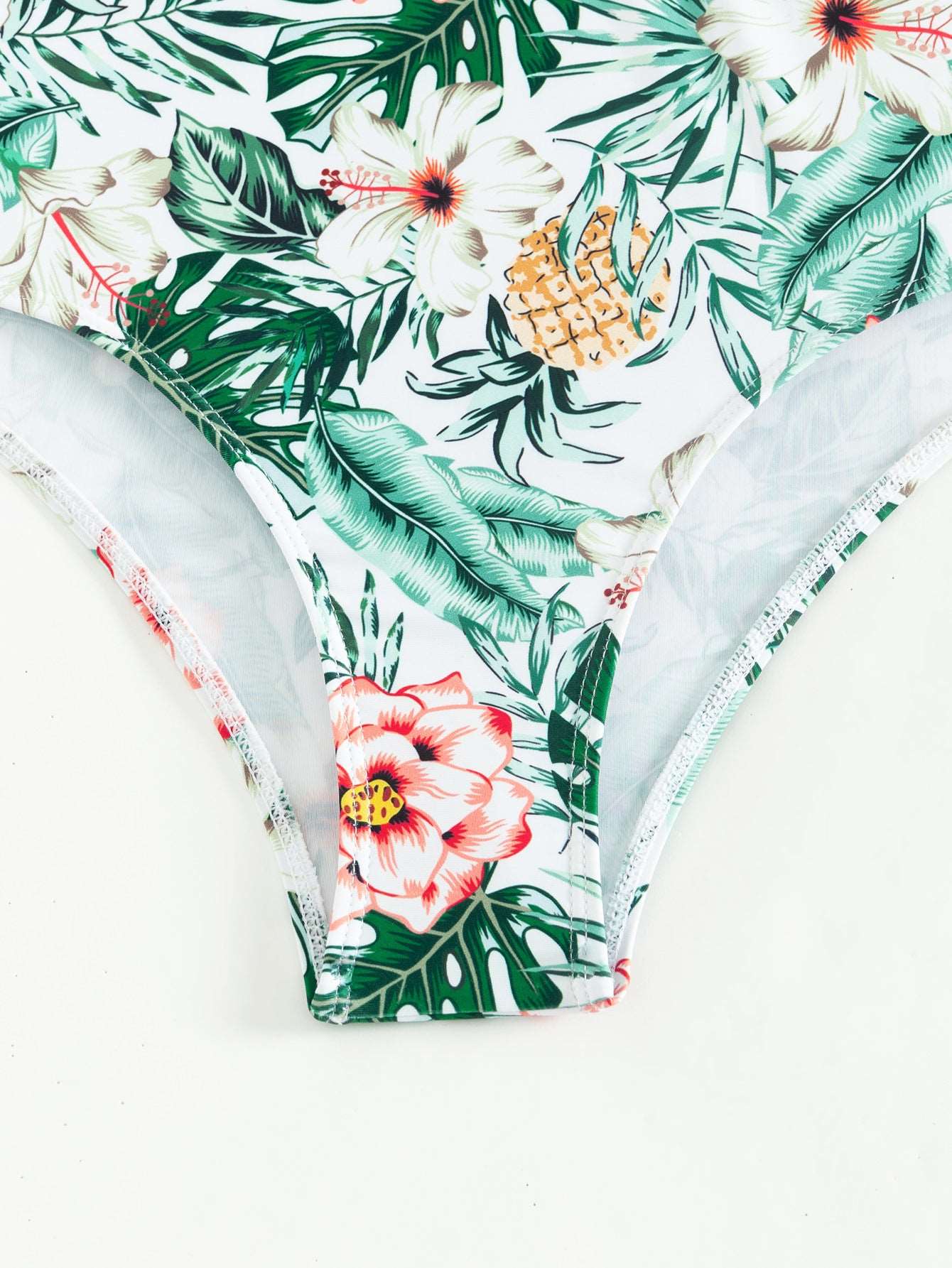 Women's Multicolor Printed Two-piece Swimsuit with Cover-up Robe - ChoreGirl