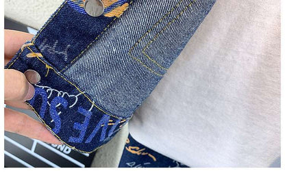 Boys Western Style Denim Two-piece Outfit Set - ChoreGirl