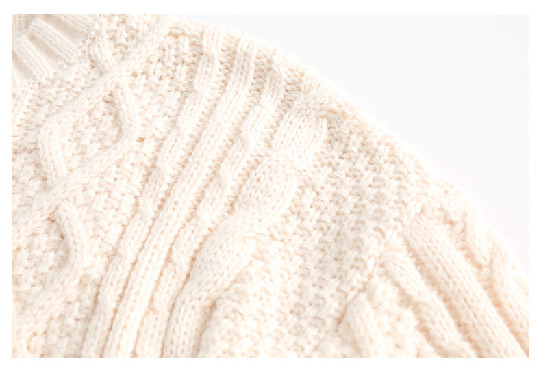 Unisex Retro Twist Knitted Couple Sweater - ChoreGirl