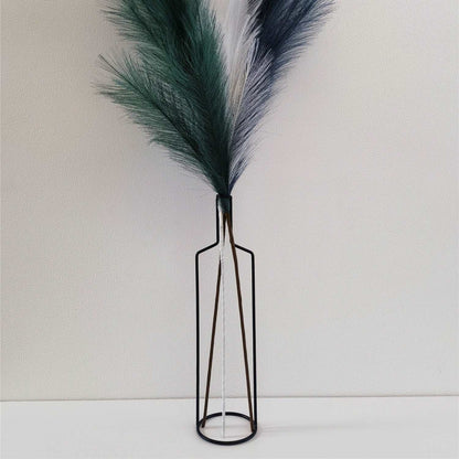 Nordic Style Large Tall Iron Line Home Decor Vase - ChoreGirl