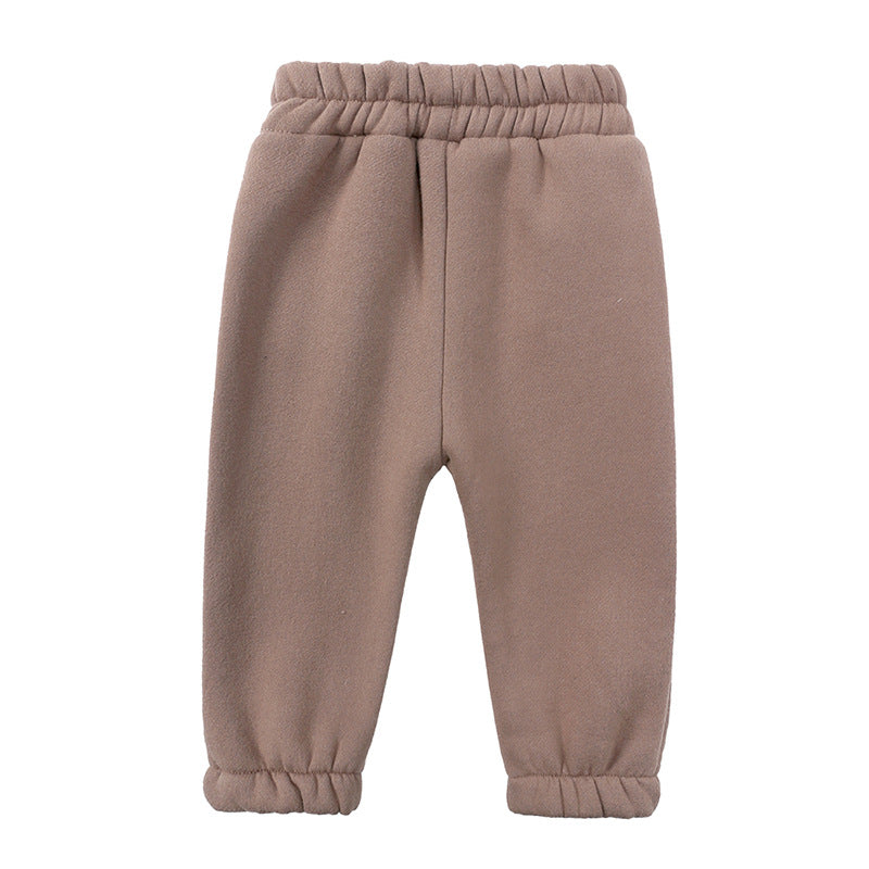 Kids Casual Sports Sweatshirt and Pants Two-piece Outfit Set - ChoreGirl