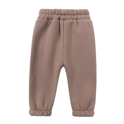Kids Casual Sports Sweatshirt and Pants Two-piece Outfit Set - ChoreGirl
