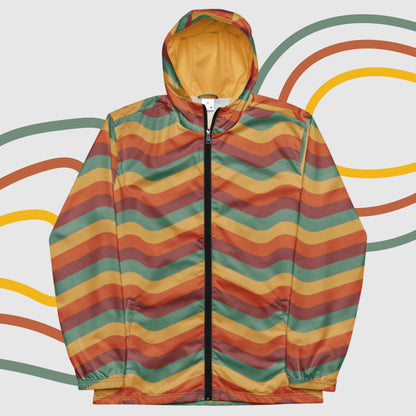 Custom Men’s Retro Vibe Windbreaker Jacket | PERSONALIZED - ChoreGirl