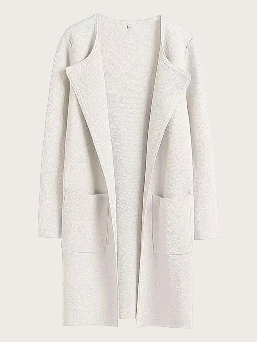 White coat on a white background