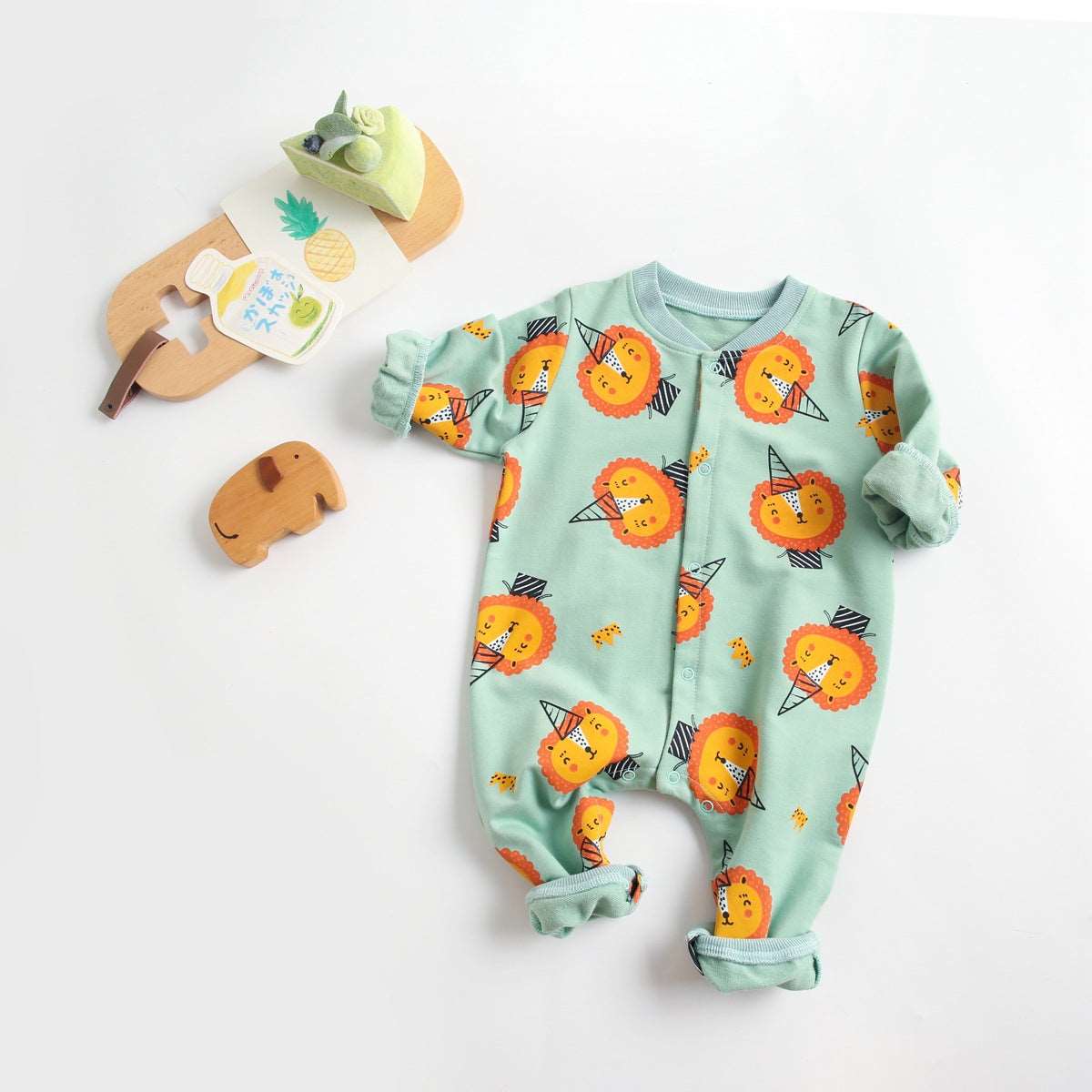 Baby Long-sleeved One-piece Jumpsuit - ChoreGirl