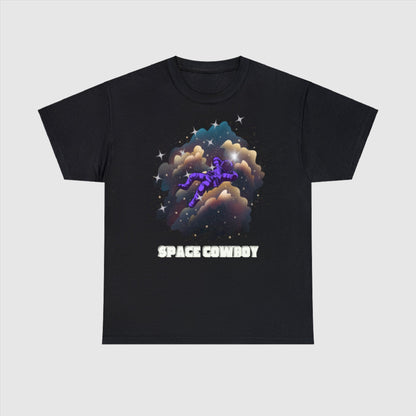 Custom Unisex Space Cowboy Heavy Cotton Tee T-Shirt | PERSONALIZED - ChoreGirl