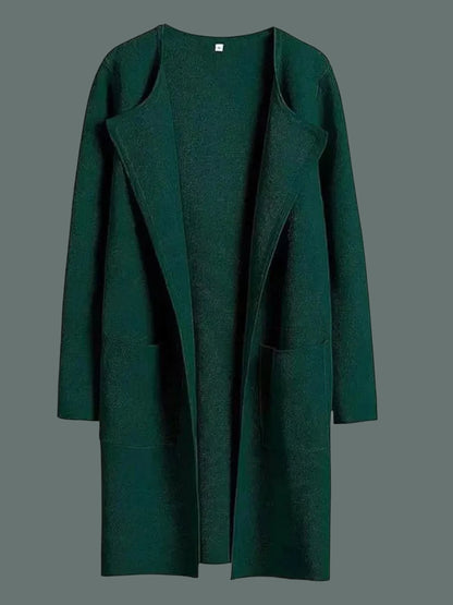 Women's Casual and Comfortable Knit Loose Cardigan Coat - ChoreGirl