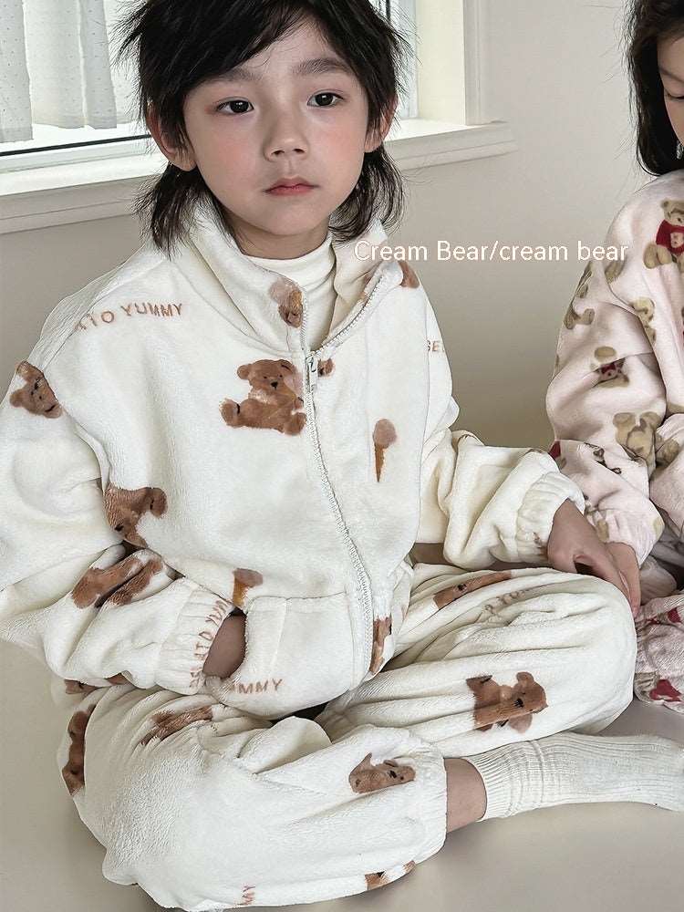 Kids Warm Loungewear Outfit Set - ChoreGirl