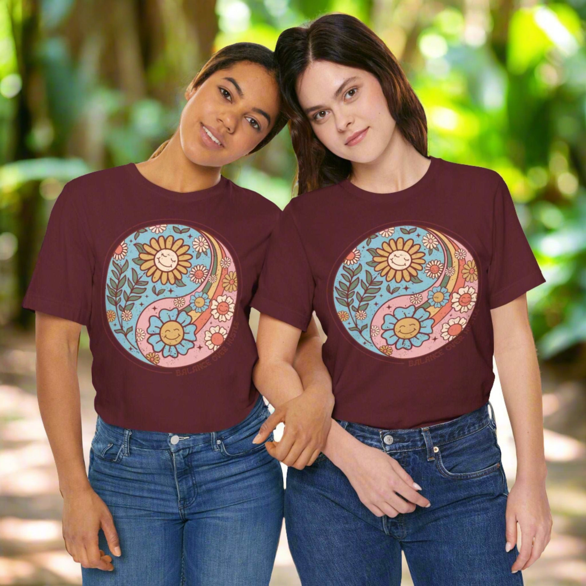 Custom Unisex Boho Jersey Short Sleeve Tee | PERSONALIZED - ChoreGirl