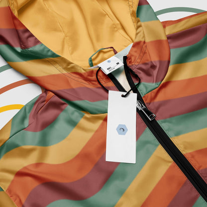 Custom Men’s Retro Vibe Windbreaker Jacket | PERSONALIZED - ChoreGirl