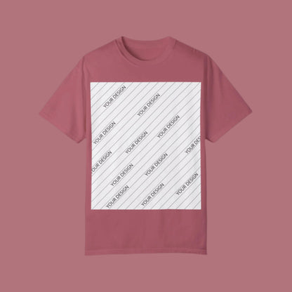 Custom Unisex Garment-Dyed T-Shirt - Personalize Your Design - ChoreGirl