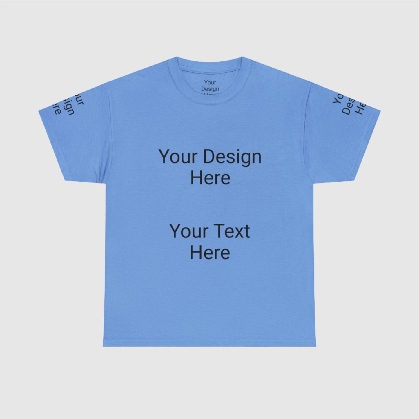 Custom Unisex Personalized Heavy Cotton Tee T-Shirt | Gildan 5000 | PERSONALIZED - ChoreGirl