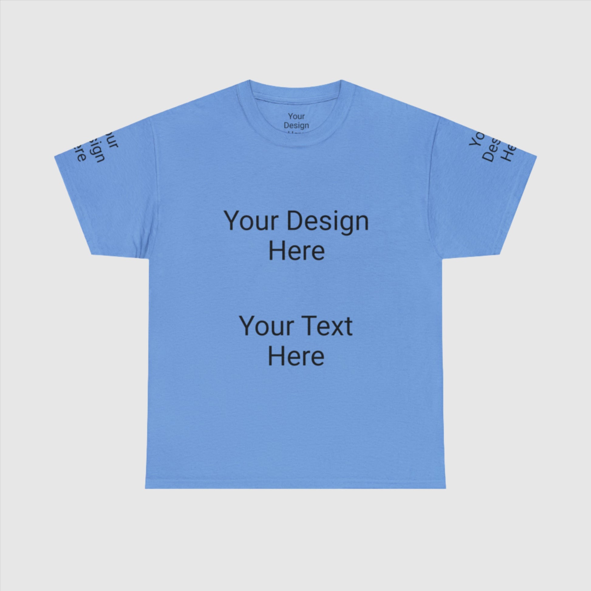 Custom Unisex Personalized Heavy Cotton Tee T-Shirt | Gildan 5000 | PERSONALIZED - ChoreGirl
