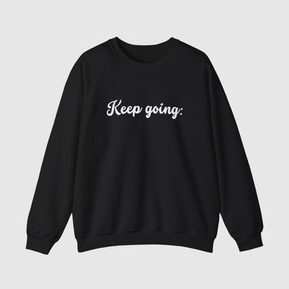 Custom 100 Reasons to Keep Going Unisex Heavy Blend Crewneck Sweatshirt | PERSONALIZED - ChoreGirl