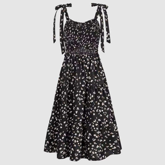 Women's Floral Printed Dress - ChoreGirl