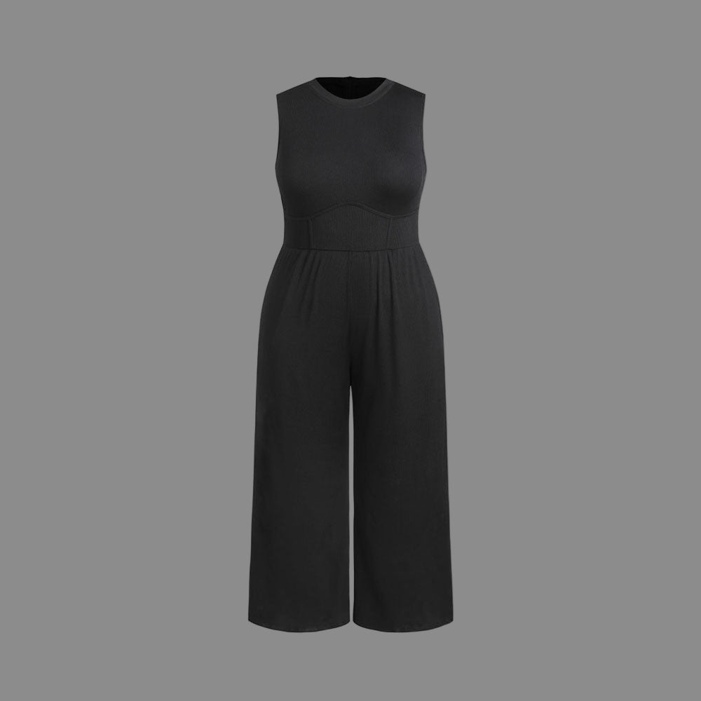 Women's Casual Black Jumpsuit - ChoreGirl