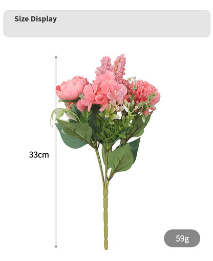 Decorative Fake Flower 7 Rose Bouquet - ChoreGirl