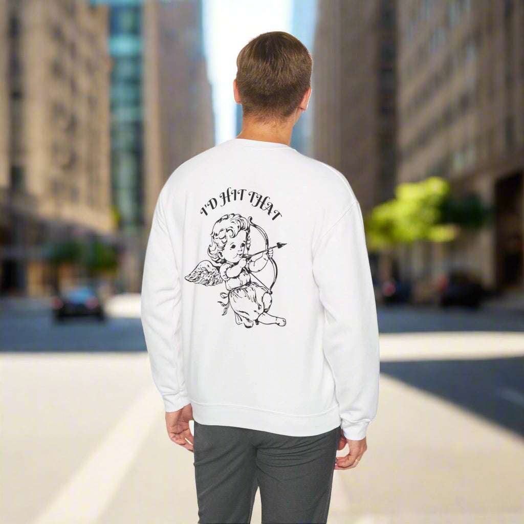 Custom Angel Cupid Crewneck Sweatshirt | Valentine's Day Special | PRE-ORDER | PERSONALIZED - ChoreGirl